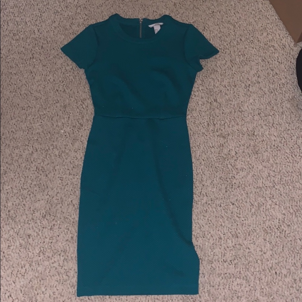 cyan h&m women’s dress
